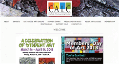 Desktop Screenshot of carlislearts.org